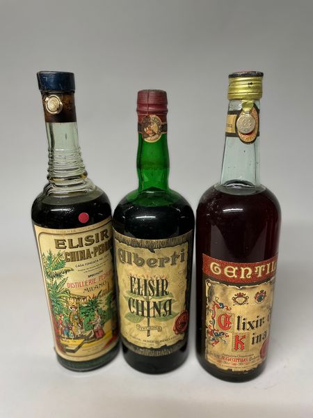 Elisir China, Pedroni, Alberti, Gentile, Ape, Ciuti  - Asta Whisky & Co. - Associazione Nazionale - Case d'Asta italiane