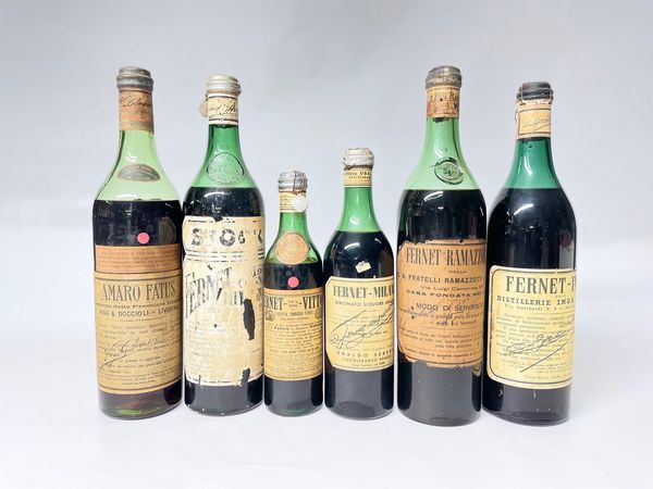 Fernet, Collezione  - Asta Whisky & Co. - Associazione Nazionale - Case d'Asta italiane