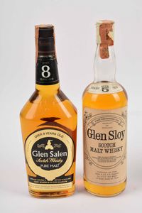 Glen Salen, Glen Sloy, Glen Lyon, Glen Gyle, Scotch Whisky Malt  - Asta Whisky & Co. - Associazione Nazionale - Case d'Asta italiane