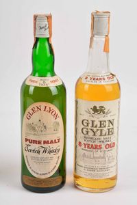 Glen Salen, Glen Sloy, Glen Lyon, Glen Gyle, Scotch Whisky Malt  - Asta Whisky & Co. - Associazione Nazionale - Case d'Asta italiane