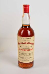 Macallan Glenlivet 25 Years, Scotch Whisky Malt  - Asta Whisky & Co. - Associazione Nazionale - Case d'Asta italiane