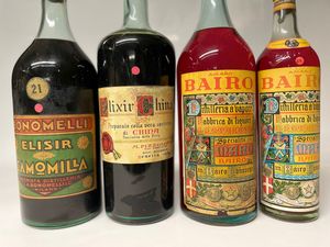 Bonomelli, Pizzolotto, Bairo, Liquore  - Asta Whisky & Co. - Associazione Nazionale - Case d'Asta italiane