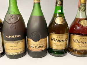 Cognac, De Laroche, Remy Martin, Bisquit  - Asta Whisky & Co. - Associazione Nazionale - Case d'Asta italiane