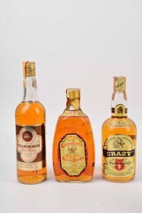 Craigmhor, Crawford's, Crazy, Consulate, Crazy Horse, Crazy Glen, Scotch Whisky  - Asta Whisky & Co. - Associazione Nazionale - Case d'Asta italiane