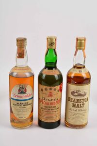 Dunfife, Dewar's, Deanston, Drury's, Drumochler, Desmond Duff, Scotch Whisky  - Asta Whisky & Co. - Associazione Nazionale - Case d'Asta italiane