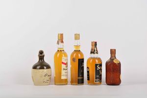 Fauchon, Royal Deeside, Scots Emblem, Scoth N.10, Sandy Mac, Scotch Whisky  - Asta Whisky & Co. - Associazione Nazionale - Case d'Asta italiane