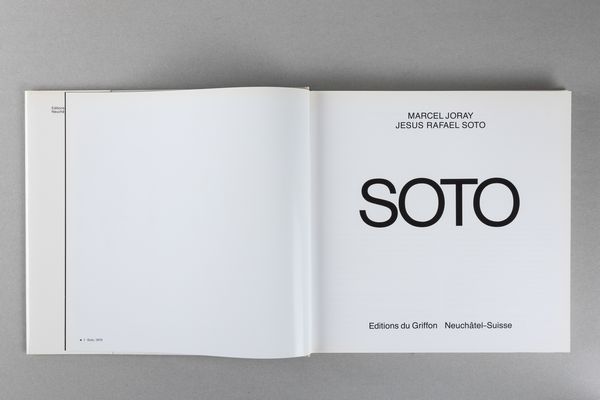 Jesus Raphael Soto : Soto  - Asta Libri d'Artista e Cataloghi d'Arte - Associazione Nazionale - Case d'Asta italiane