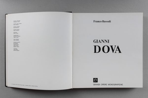 GIANNI DOVA : Gianni Dova  - Asta Libri d'Artista e Cataloghi d'Arte - Associazione Nazionale - Case d'Asta italiane