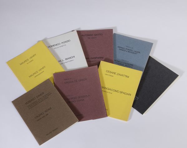 ARTISTI VARI : n. 8 cataloghi Galleria Rizzardi  - Asta Libri d'Artista e Cataloghi d'Arte - Associazione Nazionale - Case d'Asta italiane