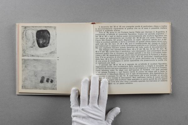 LUCIO FONTANA : Segno Antidisegno di Lucio Fontana  - Asta Libri d'Artista e Cataloghi d'Arte - Associazione Nazionale - Case d'Asta italiane
