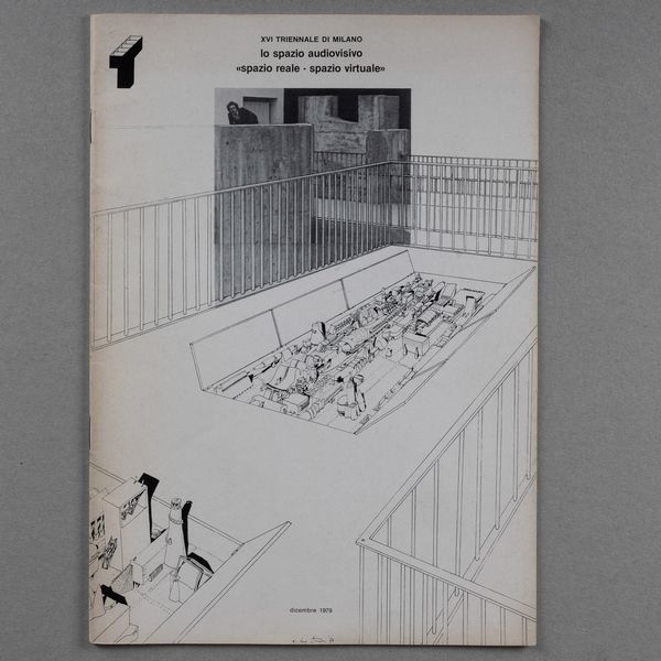 UGO LA PIETRA : Lo spazio audiovisivo Spazio reale - Spazio virtuale  - Asta Libri d'Artista e Cataloghi d'Arte - Associazione Nazionale - Case d'Asta italiane