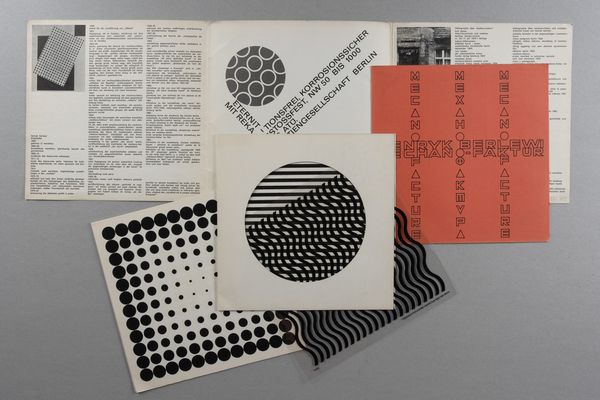 Henryck Berlewi : Mechano-fakturen von Henryk Berlewi. Situationen 60 galerie dokumentation b 1-63  - Asta Libri d'Artista e Cataloghi d'Arte - Associazione Nazionale - Case d'Asta italiane