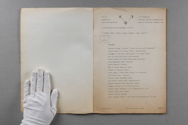 ARTISTI VARI : Tool. Quaderni di scrittura simbiotica  - Asta Libri d'Artista e Cataloghi d'Arte - Associazione Nazionale - Case d'Asta italiane