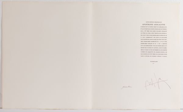 Wifredo Lam : Apostroph' apocalypse  - Asta Libri d'Artista e Cataloghi d'Arte - Associazione Nazionale - Case d'Asta italiane