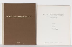 MICHELANGELO PISTOLETTO : Cartella A  - Asta Libri d'Artista e Cataloghi d'Arte - Associazione Nazionale - Case d'Asta italiane