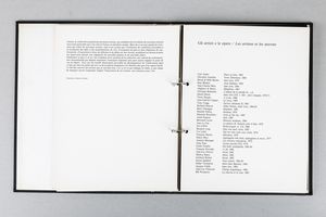 ARTISTI VARI : UN REGARD, Uno sguardo di Bruno Corà sulle opere del Frac Rhone-Alpes  - Asta Libri d'Artista e Cataloghi d'Arte - Associazione Nazionale - Case d'Asta italiane