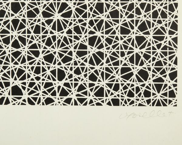 MORELLET FRANCOIS (n. 1926) : Senza titolo.  - Asta Asta 399 | GRAFICA MODERNA, FOTOGRAFIA E MULTIPLI D'AUTORE Online - Associazione Nazionale - Case d'Asta italiane