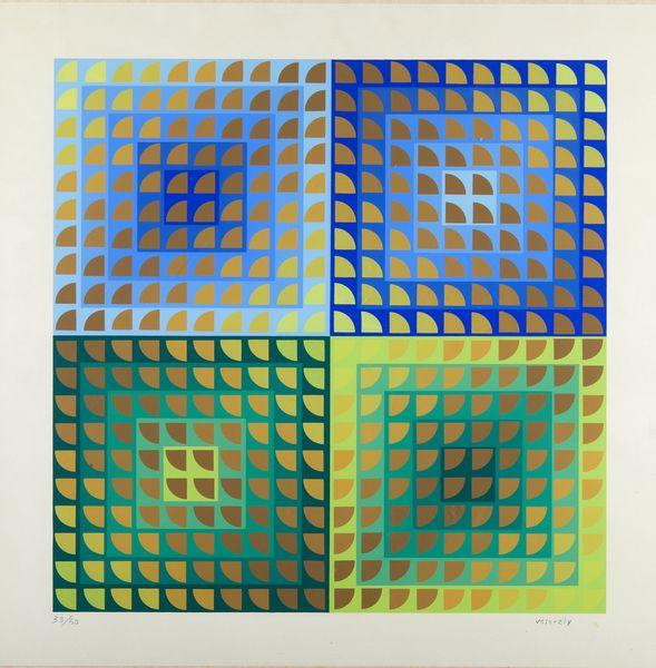 VASARELY VICTOR (1906 - 1997) : Senza titolo.  - Asta Asta 399 | GRAFICA MODERNA, FOTOGRAFIA E MULTIPLI D'AUTORE Online - Associazione Nazionale - Case d'Asta italiane