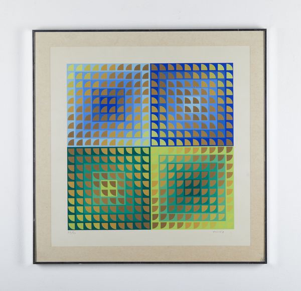 VASARELY VICTOR (1906 - 1997) : Senza titolo.  - Asta Asta 399 | GRAFICA MODERNA, FOTOGRAFIA E MULTIPLI D'AUTORE Online - Associazione Nazionale - Case d'Asta italiane