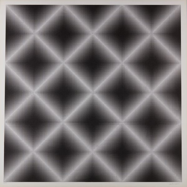 ALVIANI GETULIO (n. 1939) : Testura grafica x ortogonale.  - Asta Asta 399 | GRAFICA MODERNA, FOTOGRAFIA E MULTIPLI D'AUTORE Online - Associazione Nazionale - Case d'Asta italiane