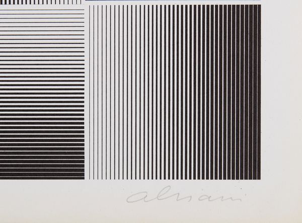 ALVIANI GETULIO (n. 1939) : Testura grafica inclinazione ottica.  - Asta Asta 399 | GRAFICA MODERNA, FOTOGRAFIA E MULTIPLI D'AUTORE Online - Associazione Nazionale - Case d'Asta italiane