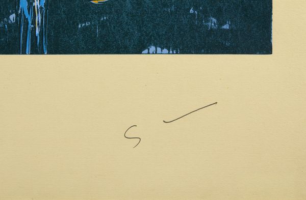 SCHIFANO MARIO (1934 - 1998) : Senza titolo.  - Asta Asta 399 | GRAFICA MODERNA, FOTOGRAFIA E MULTIPLI D'AUTORE Online - Associazione Nazionale - Case d'Asta italiane