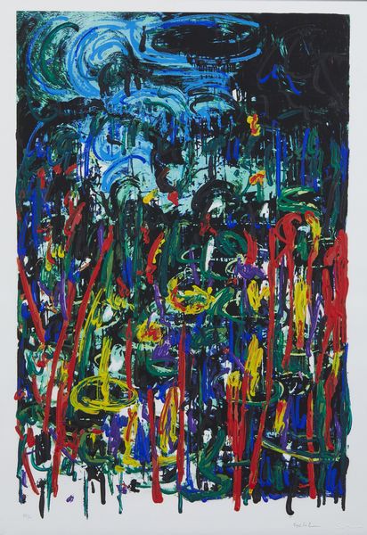 SCHIFANO MARIO (1934 - 1998) : Orto botanico.  - Asta Asta 399 | GRAFICA MODERNA, FOTOGRAFIA E MULTIPLI D'AUTORE Online - Associazione Nazionale - Case d'Asta italiane