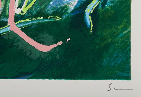 SCHIFANO MARIO (1934 - 1998) : Senza titolo.  - Asta Asta 399 | GRAFICA MODERNA, FOTOGRAFIA E MULTIPLI D'AUTORE Online - Associazione Nazionale - Case d'Asta italiane