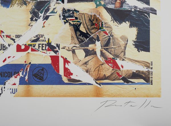 ROTELLA MIMMO (1918 - 2006) : La magnifica preda.  - Asta Asta 399 | GRAFICA MODERNA, FOTOGRAFIA E MULTIPLI D'AUTORE Online - Associazione Nazionale - Case d'Asta italiane