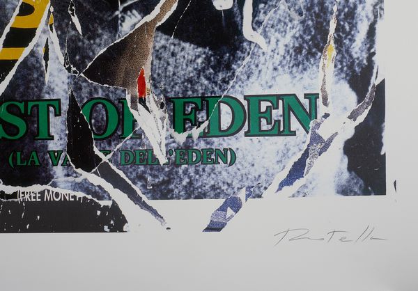 ROTELLA MIMMO (1918 - 2006) : La valle dell'Eden.  - Asta Asta 399 | GRAFICA MODERNA, FOTOGRAFIA E MULTIPLI D'AUTORE Online - Associazione Nazionale - Case d'Asta italiane
