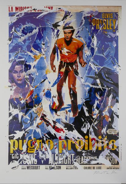 ROTELLA MIMMO (1918 - 2006) : Pugno proibito.  - Asta Asta 399 | GRAFICA MODERNA, FOTOGRAFIA E MULTIPLI D'AUTORE Online - Associazione Nazionale - Case d'Asta italiane