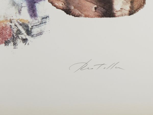 ROTELLA MIMMO (1918 - 2006) : Tre figure.  - Asta Asta 399 | GRAFICA MODERNA, FOTOGRAFIA E MULTIPLI D'AUTORE Online - Associazione Nazionale - Case d'Asta italiane