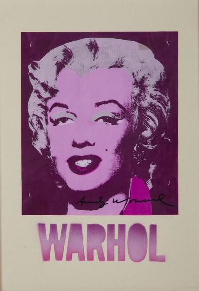 WARHOL ANDY (1928 - 1987) : (ATT.TO) . Marilyn.  - Asta Asta 399 | GRAFICA MODERNA, FOTOGRAFIA E MULTIPLI D'AUTORE Online - Associazione Nazionale - Case d'Asta italiane