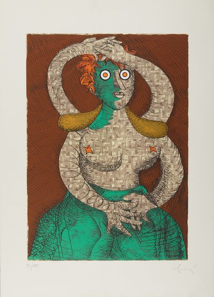 BAJ ENRICO (1924 - 2003) : Caroline de Brunswick, Regina di Gran Bretagna e dIrlanda.  - Asta Asta 399 | GRAFICA MODERNA, FOTOGRAFIA E MULTIPLI D'AUTORE Online - Associazione Nazionale - Case d'Asta italiane