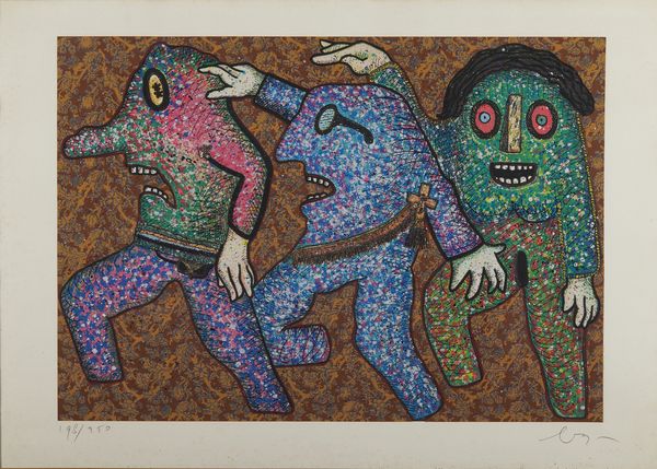 BAJ ENRICO (1924 - 2003) : Balletto americano.  - Asta Asta 399 | GRAFICA MODERNA, FOTOGRAFIA E MULTIPLI D'AUTORE Online - Associazione Nazionale - Case d'Asta italiane