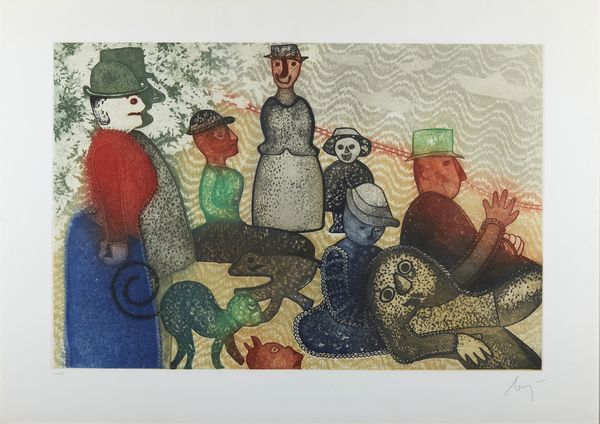 BAJ ENRICO (1924 - 2003) : Da Seurat.  - Asta Asta 399 | GRAFICA MODERNA, FOTOGRAFIA E MULTIPLI D'AUTORE Online - Associazione Nazionale - Case d'Asta italiane