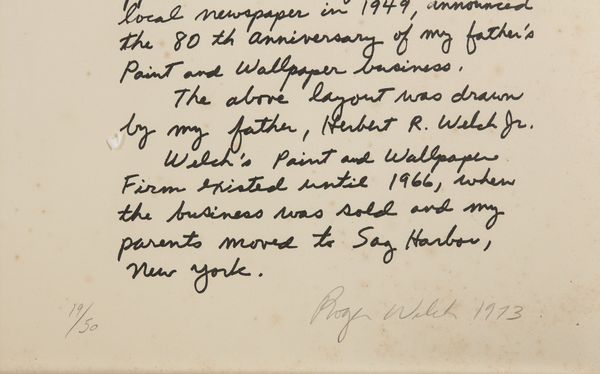 WELCH ROGER (n. 1946) : Senza titolo.  - Asta Asta 399 | GRAFICA MODERNA, FOTOGRAFIA E MULTIPLI D'AUTORE Online - Associazione Nazionale - Case d'Asta italiane