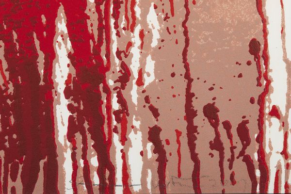 NITSCH HERMANN (1938 - 2022) : Senza titolo.  - Asta Asta 399 | GRAFICA MODERNA, FOTOGRAFIA E MULTIPLI D'AUTORE Online - Associazione Nazionale - Case d'Asta italiane