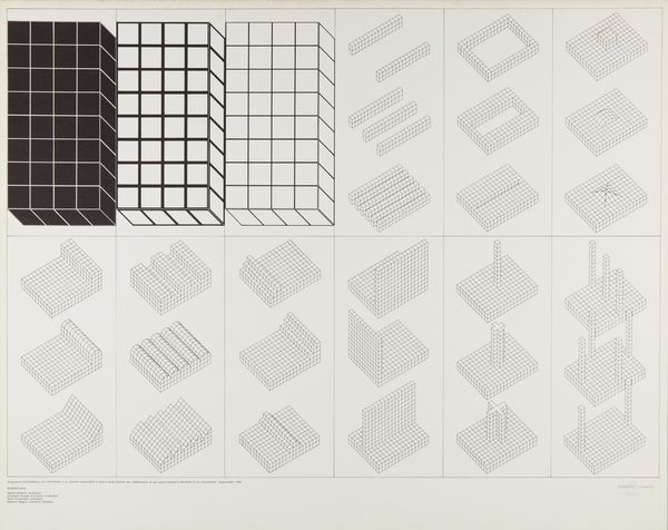 SUPERSTUDIO : Istogrammi d'architettura.  - Asta Asta 399 | GRAFICA MODERNA, FOTOGRAFIA E MULTIPLI D'AUTORE Online - Associazione Nazionale - Case d'Asta italiane