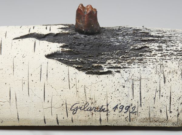 GILARDI  PIERO (n. 1942) : Tronco sonoro.  - Asta Asta 399 | GRAFICA MODERNA, FOTOGRAFIA E MULTIPLI D'AUTORE Online - Associazione Nazionale - Case d'Asta italiane