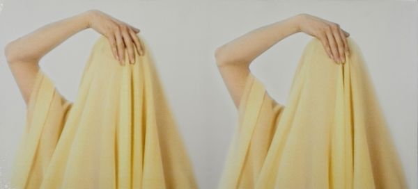 GUERRESI MAIMOUNA  (n. 1951) : Yellow veiled. Frame Vergine delle rocce.  - Asta Asta 399 | GRAFICA MODERNA, FOTOGRAFIA E MULTIPLI D'AUTORE Online - Associazione Nazionale - Case d'Asta italiane