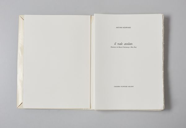 MAN RAY (1890-1976) MARCEL DUCHAMP (1887-1968) : Il reale assoluto.  - Asta Asta 399 | GRAFICA MODERNA, FOTOGRAFIA E MULTIPLI D'AUTORE Online - Associazione Nazionale - Case d'Asta italiane