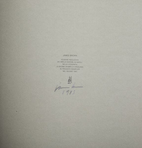 BROWN JAMES (n. 1951) : Self portraits.  - Asta Asta 399 | GRAFICA MODERNA, FOTOGRAFIA E MULTIPLI D'AUTORE Online - Associazione Nazionale - Case d'Asta italiane