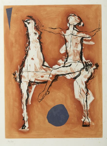 MARINI MARINO (1901 - 1980) : Dalla cartella Triade. Giocondo, Tav. II.  - Asta Asta 399 | GRAFICA MODERNA, FOTOGRAFIA E MULTIPLI D'AUTORE Online - Associazione Nazionale - Case d'Asta italiane