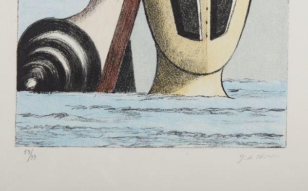 DE CHIRICO GIORGIO (1888 - 1978) : Le maschere.  - Asta Asta 399 | GRAFICA MODERNA, FOTOGRAFIA E MULTIPLI D'AUTORE Online - Associazione Nazionale - Case d'Asta italiane
