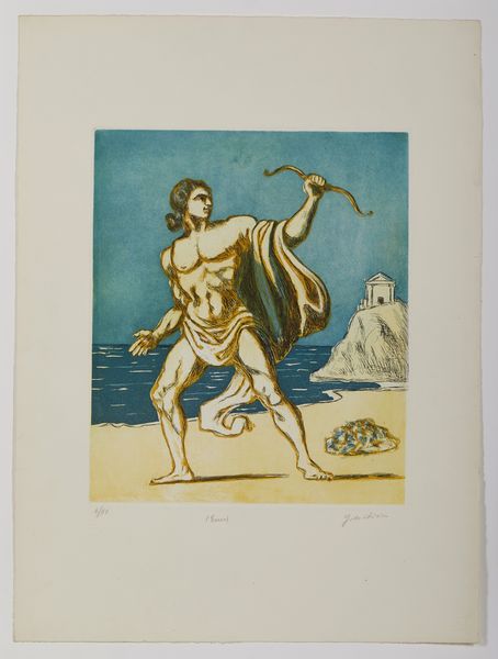 DE CHIRICO GIORGIO (1888 - 1978) : Teseo (II Versione).  - Asta Asta 399 | GRAFICA MODERNA, FOTOGRAFIA E MULTIPLI D'AUTORE Online - Associazione Nazionale - Case d'Asta italiane