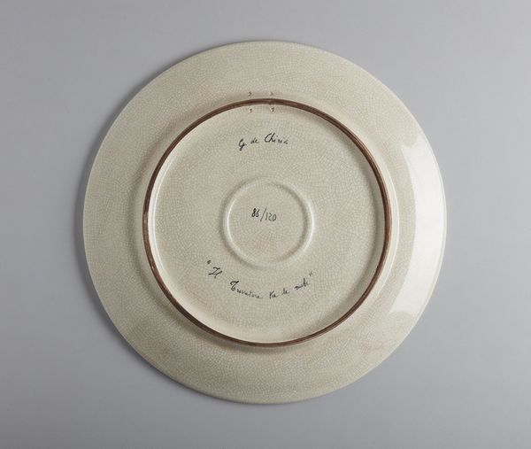 DE CHIRICO GIORGIO (1888 - 1978) : Il trovatore tra le nubi.  - Asta Asta 399 | GRAFICA MODERNA, FOTOGRAFIA E MULTIPLI D'AUTORE Online - Associazione Nazionale - Case d'Asta italiane