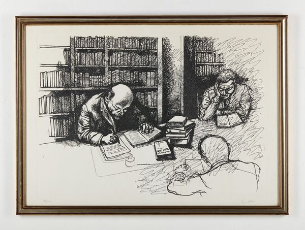 GUTTUSO RENATO (1912 - 1987) : Senza titolo.  - Asta Asta 399 | GRAFICA MODERNA, FOTOGRAFIA E MULTIPLI D'AUTORE Online - Associazione Nazionale - Case d'Asta italiane