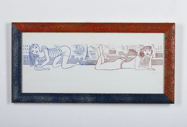 BUZZATI DINO (1906 - 1972) : Dalla cartella Le gambe di Saint Gerrmain.  - Asta Asta 399 | GRAFICA MODERNA, FOTOGRAFIA E MULTIPLI D'AUTORE Online - Associazione Nazionale - Case d'Asta italiane