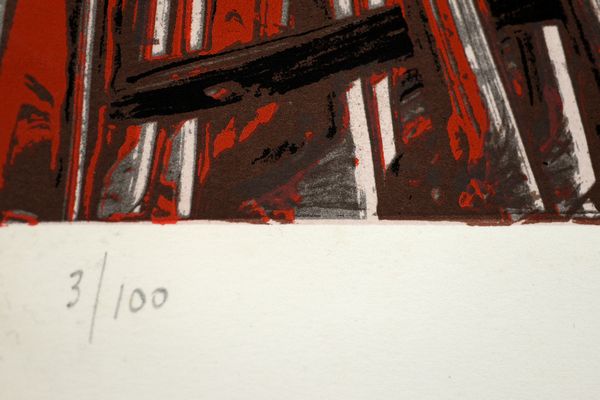 SCANAVINO EMILIO (1922 - 1986) : Senza titolo.  - Asta Asta 399 | GRAFICA MODERNA, FOTOGRAFIA E MULTIPLI D'AUTORE Online - Associazione Nazionale - Case d'Asta italiane